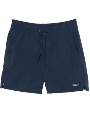 Patagonia Short À Logo - Blue