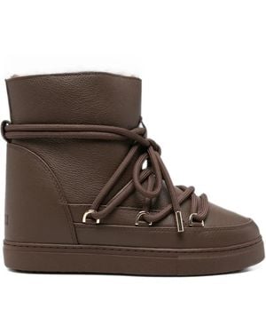 Inuikii Wedge Ankle Boots - Brown