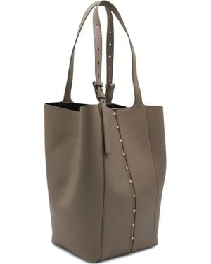 Golden Goose スタッズ レザー ハンドバッグ - ブラウン