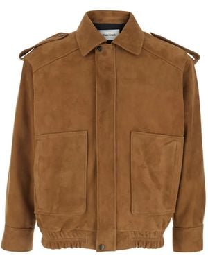 Tonywack Leather Jacket - Brown