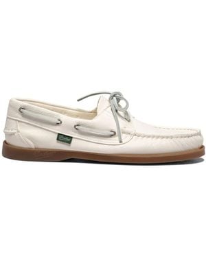 Paraboot Mocassini Da Barca Barth - Bianco