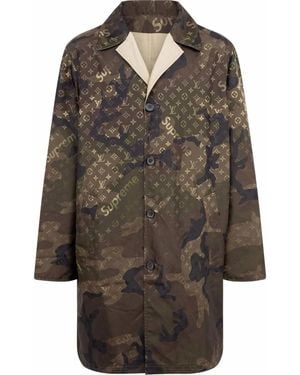 Supreme X Louis Vuitton Reversible Trench Coat - Brown