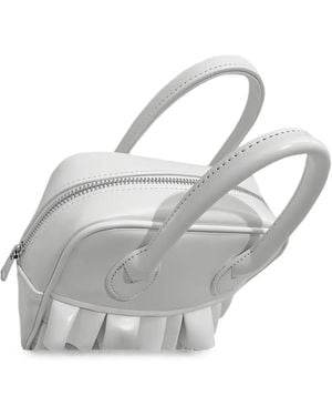 Comme des Garçons Frill-Trimmed Tote Bag - Gray