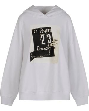 Givenchy Graphic Hoodie - White