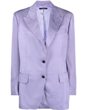 Tom Ford Single-Breasted Blazer - Purple