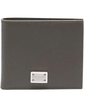 Dolce & Gabbana Portafoglio Bi-Fold - Grigio