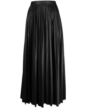 Junya Watanabe High-Waist Pleated Skirt - Black