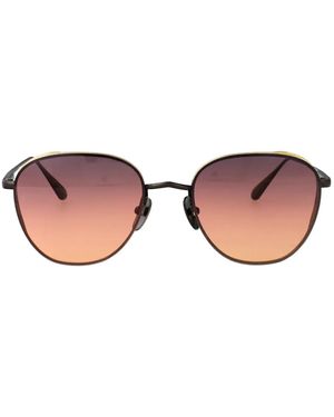 Linda Farrow Hardy Titanium Sunglasses - Pink