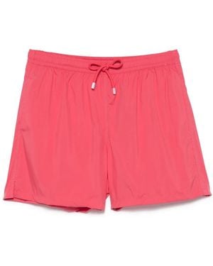 Fedeli Badeshorts Mit Logo-Patch - Pink