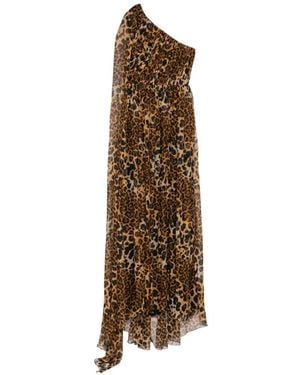 Pamella Roland Vestido De Fiesta Con Estampado De Leopardo - Neutro