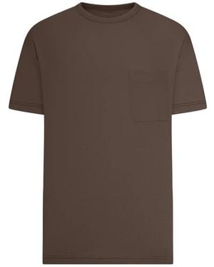 Lemaire Patch-Pocket T-Shirt - Brown