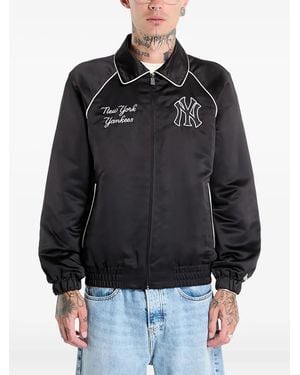 KTZ Embroidered New York Yankees Jacket - Black