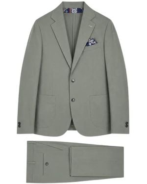 Bob Single-Breasted Notched-Lapel Suit - Grey