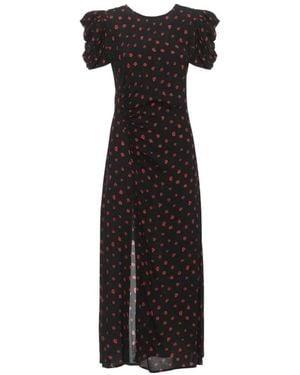 Mar De Margaritas Kristel Midi Dress - Black