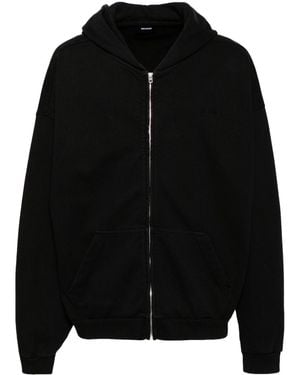 we11done Zip-Up Hoodie - Black