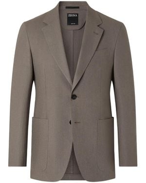ZEGNA Oasi Lino Blazer - Grey