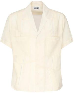 Magliano Patch-Pocket Camp-Collar Shirt - White