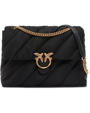Pinko Extra Love Bag Puff Maxi Crossbody Bag - Black