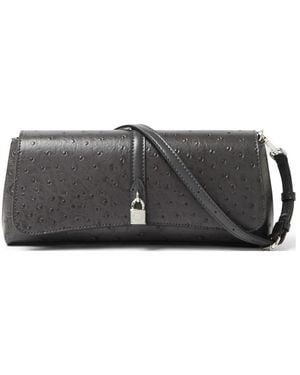 Stella McCartney Sac Porté Épaule À Détail De Cadenas - Gris
