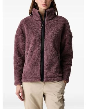 Jack Wolfskin Stone Lite Fleece Zip-Up Sweatshirt - Purple