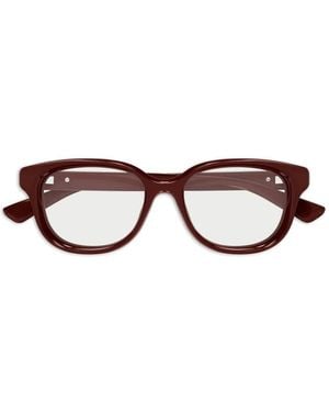 Gucci Logo Glasses - Brown
