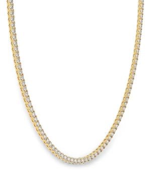 Diamond Essentials Box-Clasp-Fastening Diamond Necklace - Natural