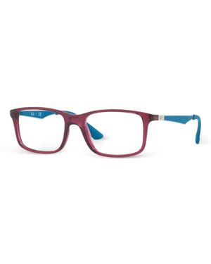 Ray-Ban Gafas Con Montura Cuadrada - Rojo