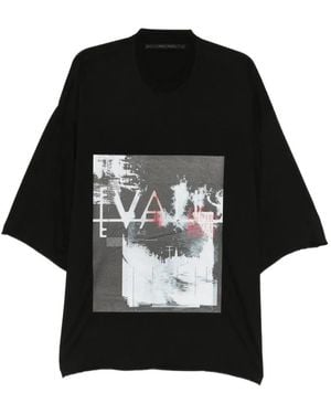 Julius Camiseta Valis Over - Negro