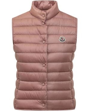 Moncler Liane Buttoned Gilet - Pink