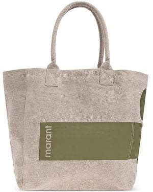 Isabel Marant Moss Cotton Handbag - Gray