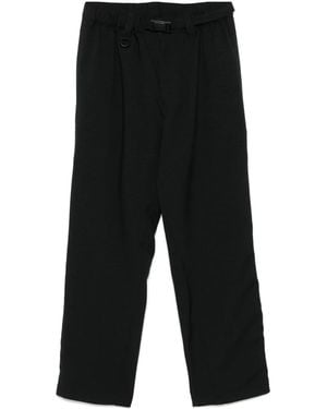 Y-3 3 Stripes-Logo Trousers - Black