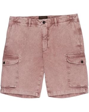 Slowear Cotton Cargo Shorts - Pink