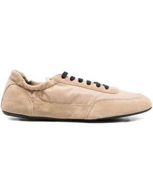 Prada Collapse Panel Trainers - Natural