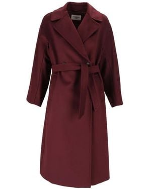 Weekend by Maxmara Resina Belted Coat - Purple