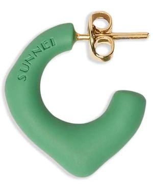 Sunnei Offene Creolen - Grün