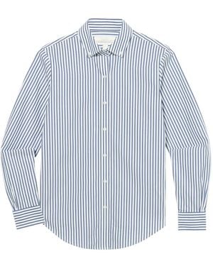 Brooks Brothers Striped Blouse - Blue