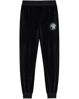 Versace Medusa-embroidered track pants - Schwarz