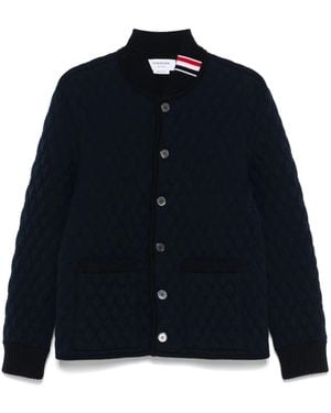 Thom Browne Gesteppte Jacke - Blau