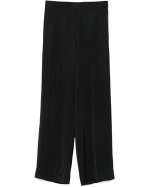 Jil Sander Pressed-Crease Trousers - Black