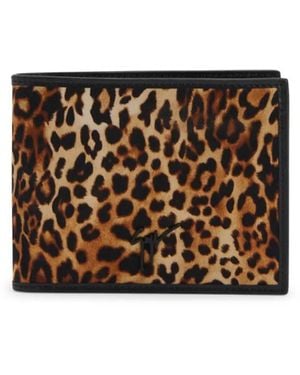 Giuseppe Zanotti Albert Portemonnaie Mit Leoparden-Print - Braun