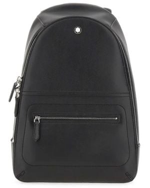 Montblanc Meisterstuck Leather Backpack - Black