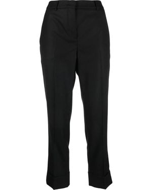 Incotex Slim-Cut Tailored Pants - Black