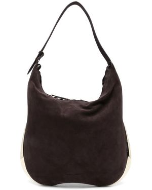 Benedetta Bruzziches Suede Shoulder Bag - Black