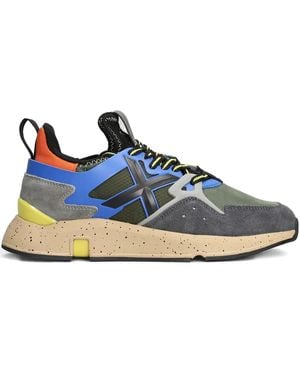 Munich Click 101 Cross-Detail Sneakers - Blue