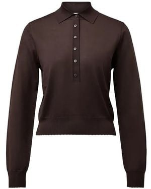 DRYKORN Mynerva Button-Placket Sweater - Brown