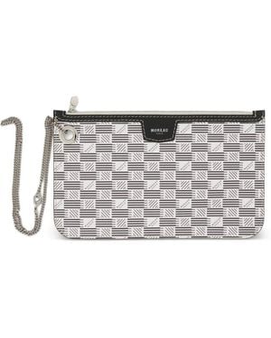 Moreau Saint Marina Monogram-Pattern Pouch - Grey