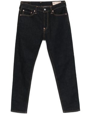 Evisu Seagull-Printed Jeans - Black