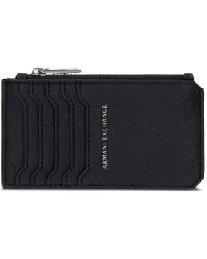 ARMANI EXCHANGE Zip-Fastening Wallet - Black