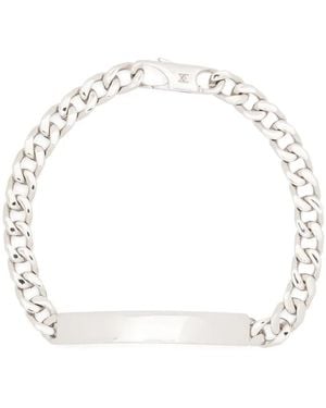 Missoma Id Rhodium Plated Bracelet - White