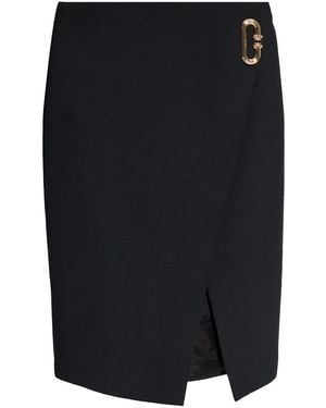 CASABLANCA Tailored Midi Wrap Skirt - Black